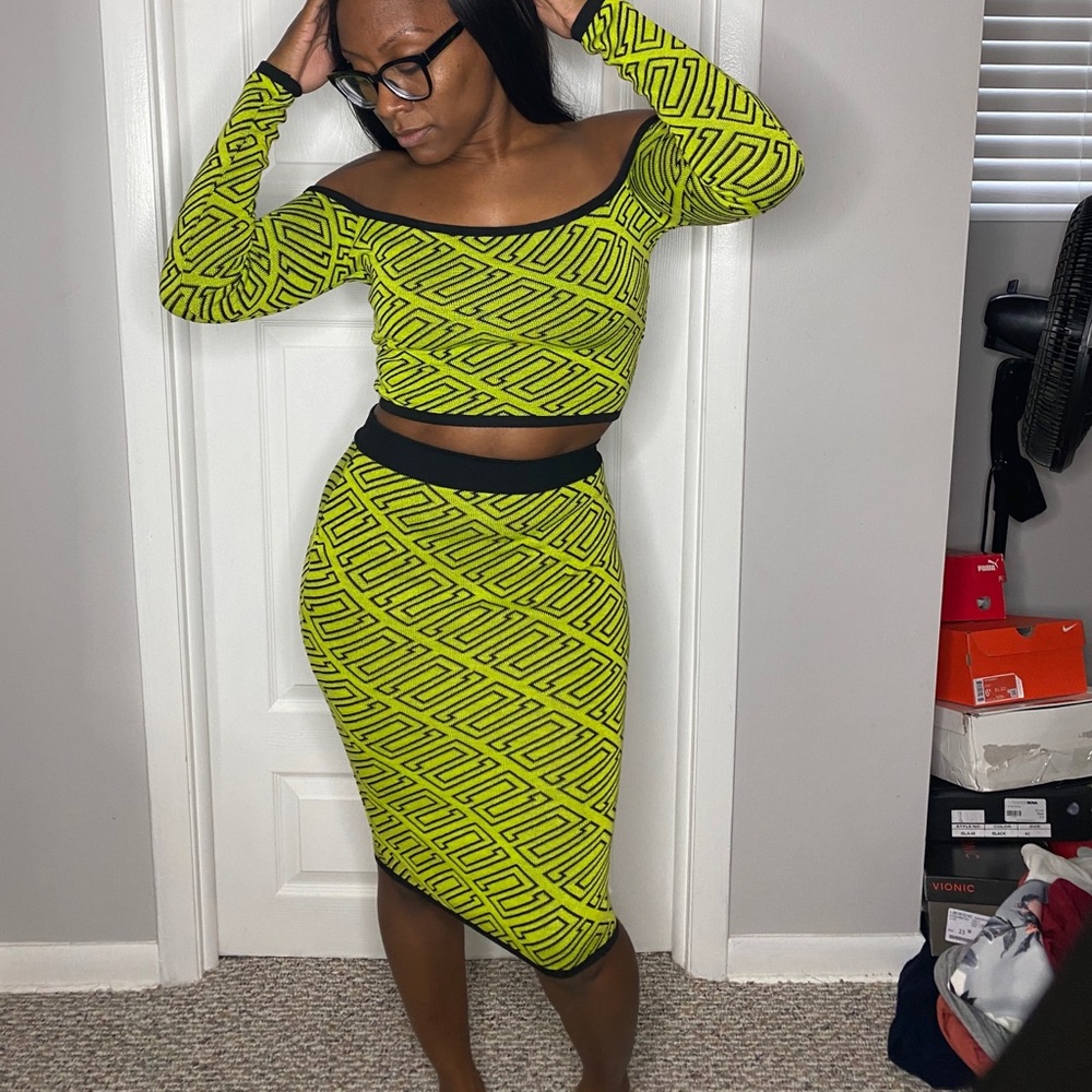 Sweater Skirt Set